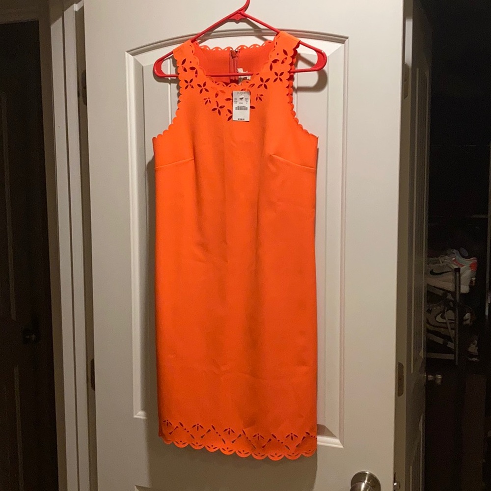 J.Crew scalloped dress